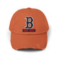 Boston Red Sox Distressed Baseball Cap Hats Printify Burnt Orange One size