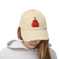 Boxing Gloves Distressed Cap - Red Gloves Dad Hat Hats Printify