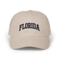 Florida Embroidered Dad Cap — Classic White Baseball Hat Hats Printify Stone One size