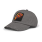 Distressed Cap — Vibrant Flame Lion Embroidered Baseball Hat
