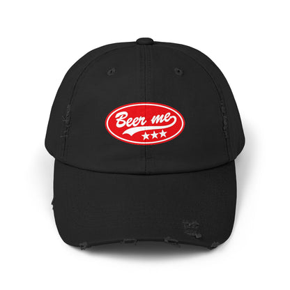 Beer Me Distressed Cap – Retro Patch Beer Hat for Brewers & Bar Fans