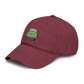 Vintage Green Car Embroidered Baseball Cap — Washed Cotton Dad Hat