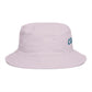 Coastal Bucket Hat — Brown Beach Sun Hat with 'COASTAL' Retro Text