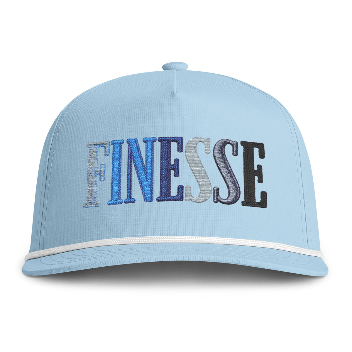 Finesse Rope Cap Hats Printify Chambray Adjustable