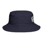 Hustle Embroidered Bucket Hat — Retro Script Streetwear Cap
