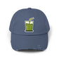 Unisex Distressed Cap Hats Printify Scotland Blue One size