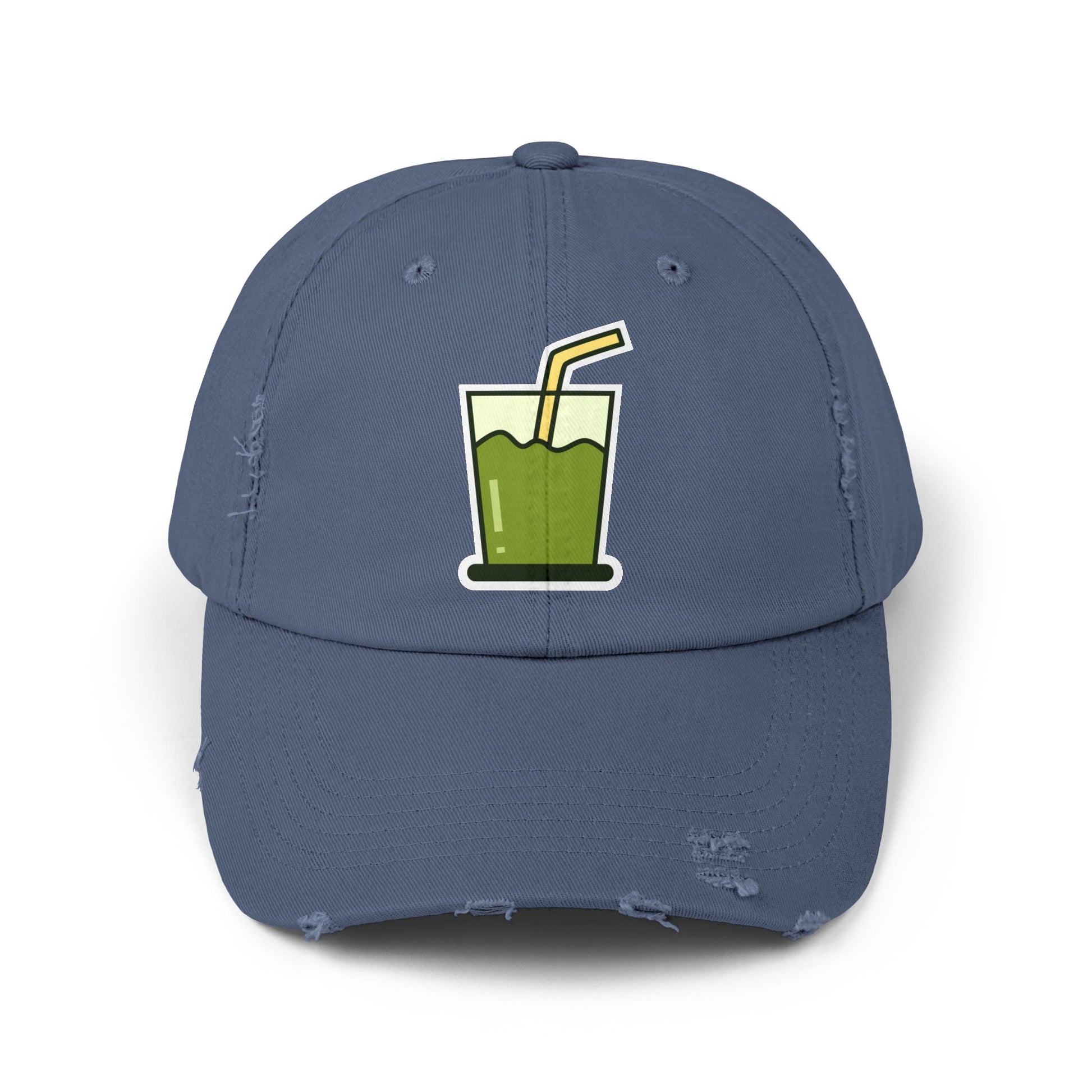 Unisex Distressed Cap Hats Printify Scotland Blue One size