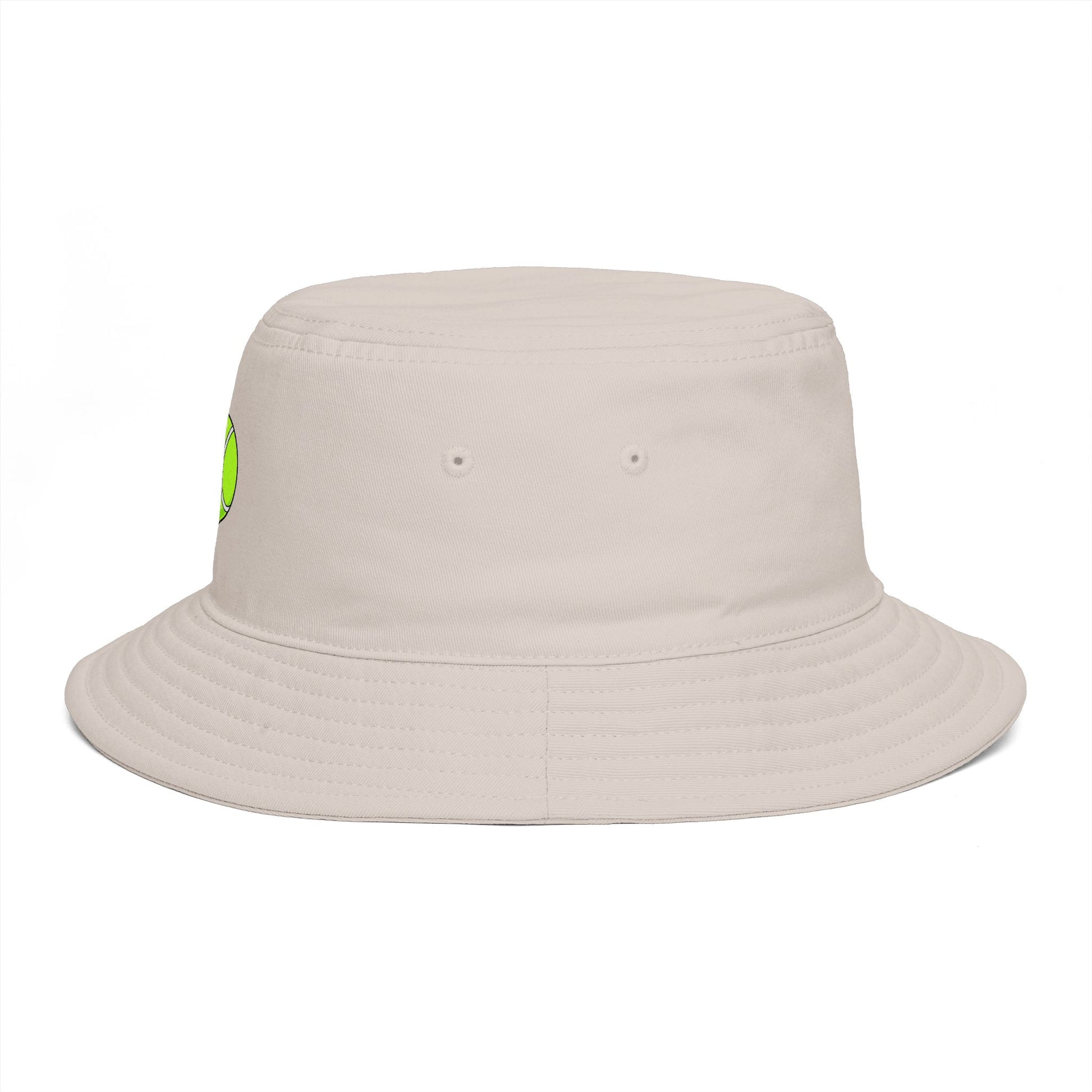 Tennis Ball Brown Bucket Hat — Retro Sport Casual Sun Hat Hats Printify