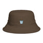 Coffee Cup Bucket Hat — Embroidered Mini Latte Graphic Hats Printify One size Walnut