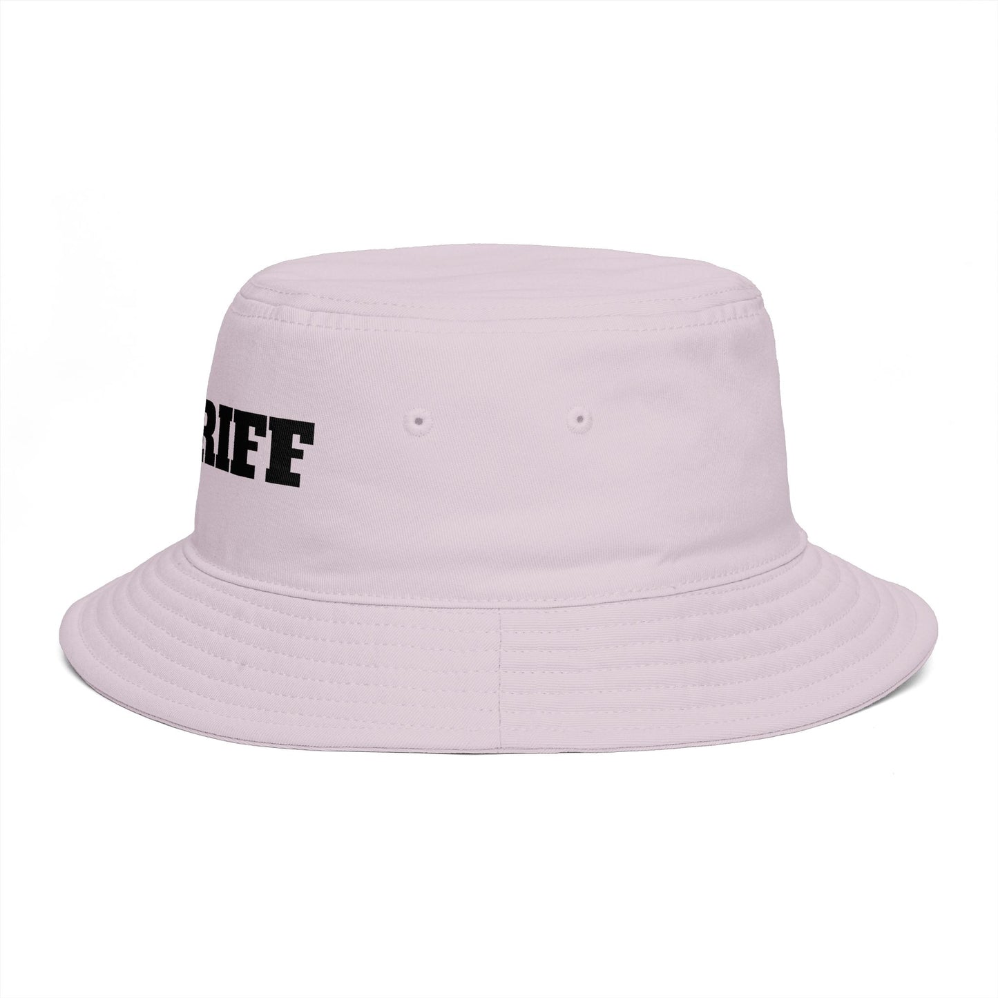 Shriff Bucket Hat — Retro Western Brown Cotton Sun Hat