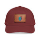 Leather Patch Baseball Cap — Retro Grenade Patch Hat