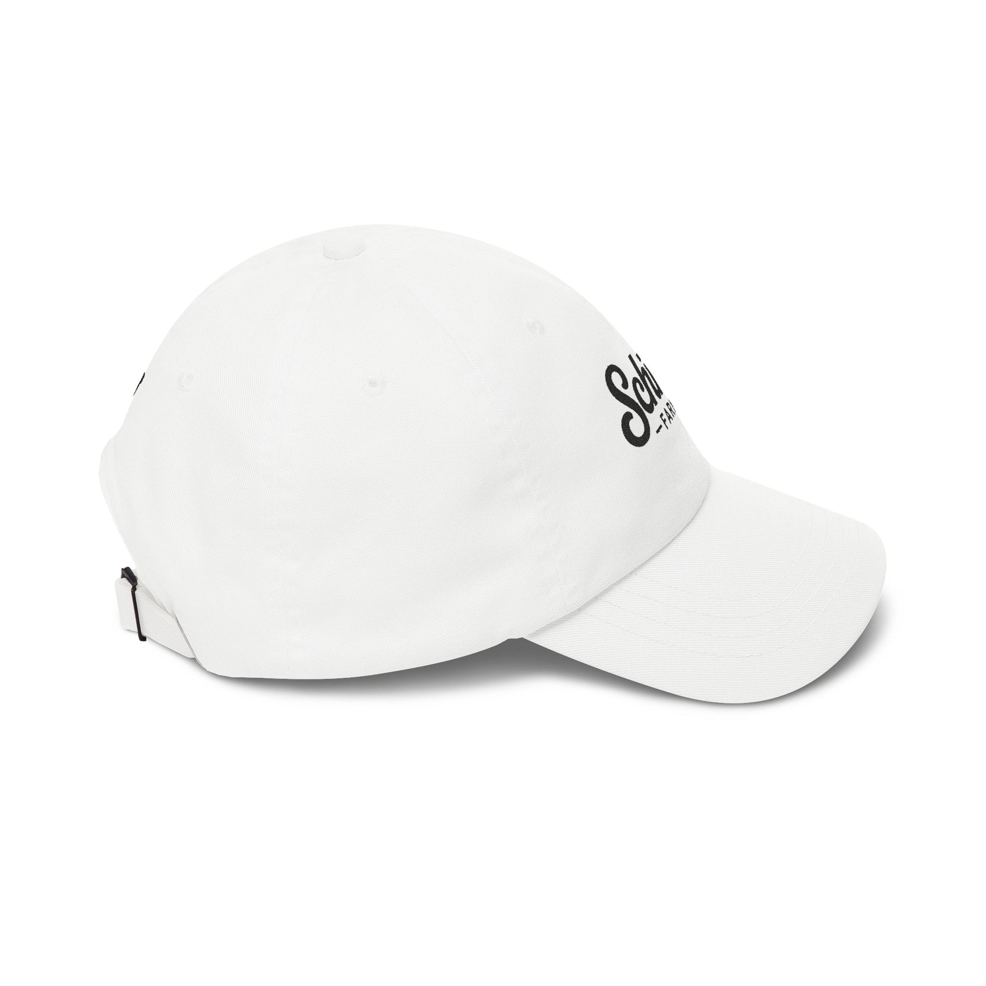Schrute Farms Dad Cap — Vintage Script Embroidered Baseball Hat Hats Printify