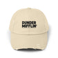 Unisex Distressed Cap Hats Printify Stone One size