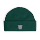 Embroidered Trash Can Cuff Beanie Hats Printify
