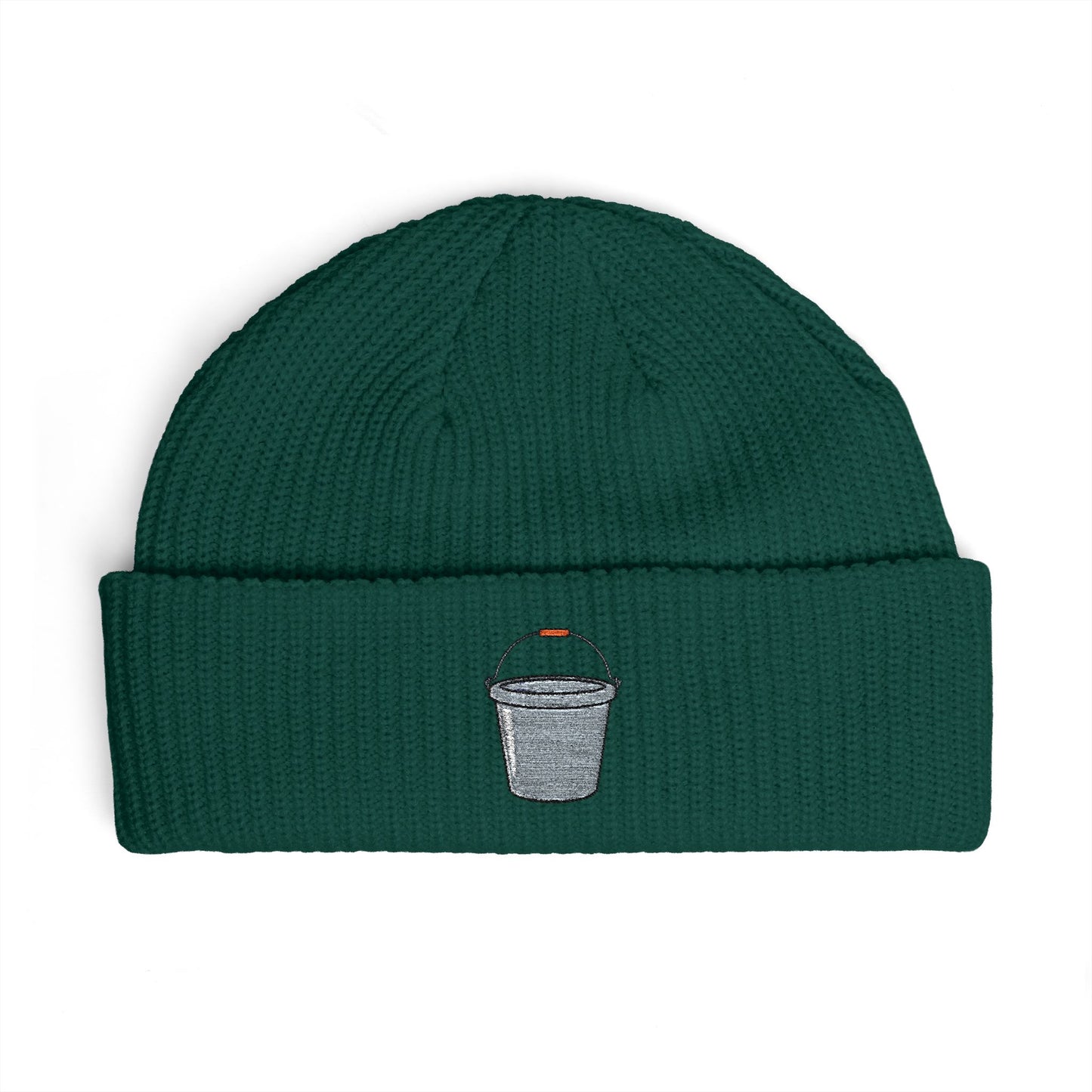 Embroidered Trash Can Cuff Beanie Hats Printify