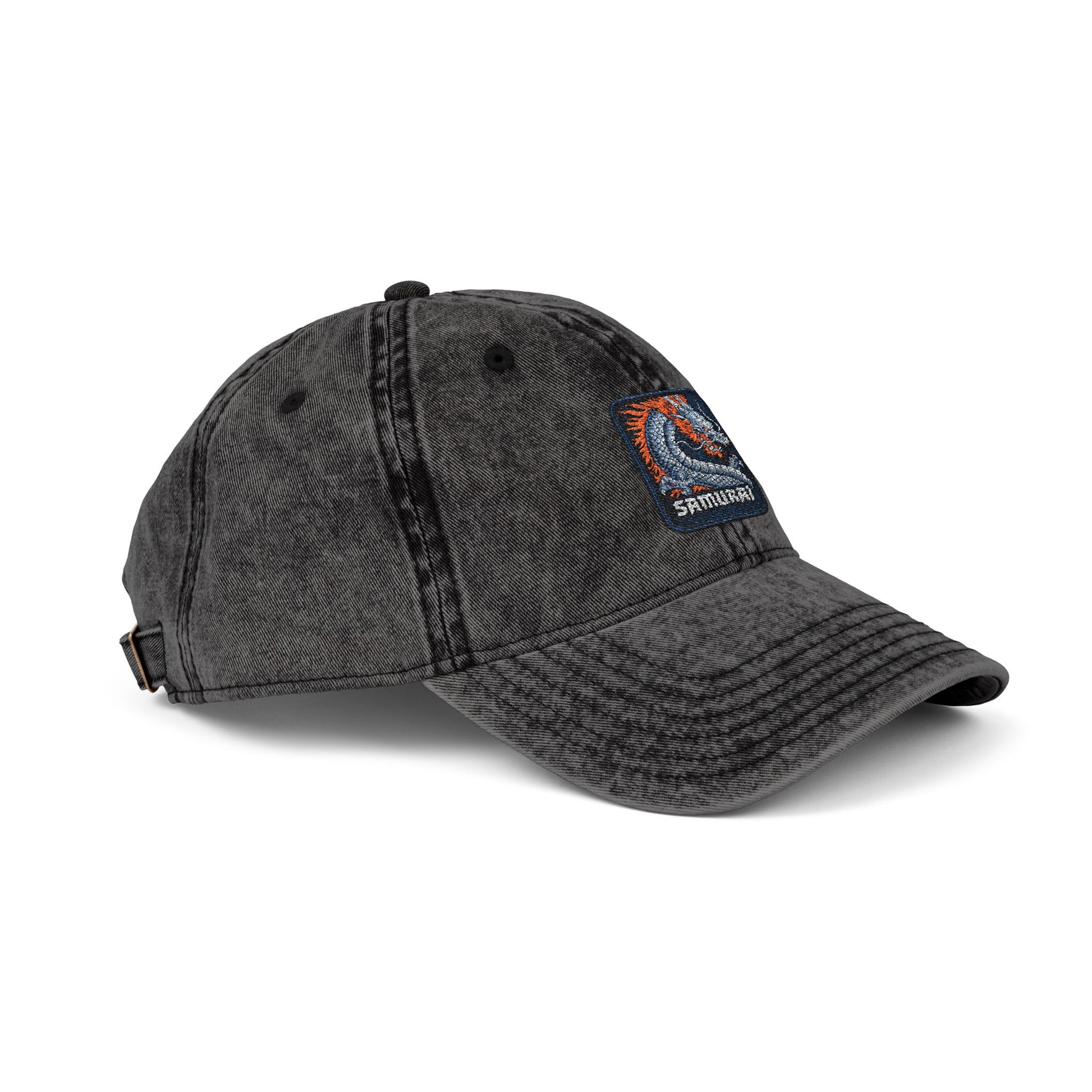 Embroidered Vintage Wave Cap Hats Printify