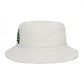 Bucket Hat — Retro Green Car Embroidered Bucket Hat Hats Printify