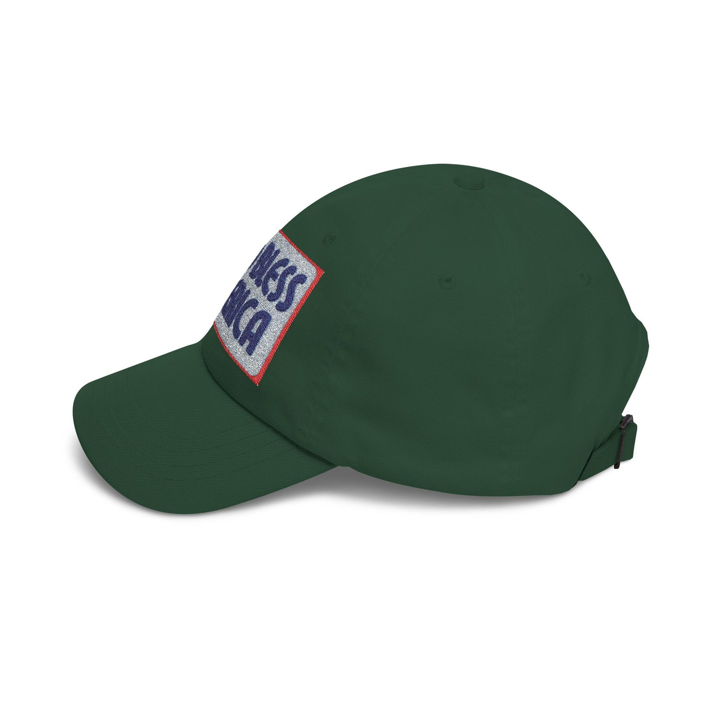 God Bless America Dad Cap — Patriotic Embroidered Baseball Hat