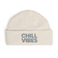 Cuff Beanie Hats Printify One size Ecru