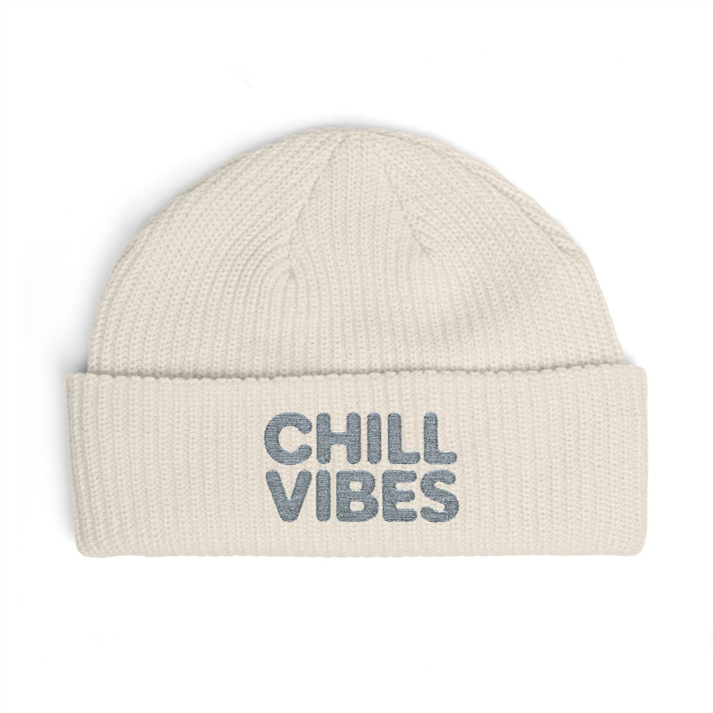 Cuff Beanie Hats Printify One size Ecru