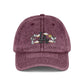 Vintage Embroidered Cap – Red LA Floral Baseball Hat Hats Printify One size Maroon