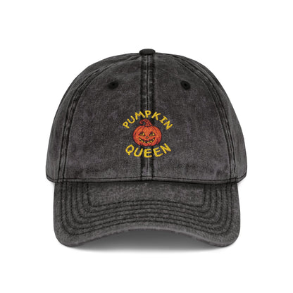 Pumpkin Queen Hats Printify One size Black