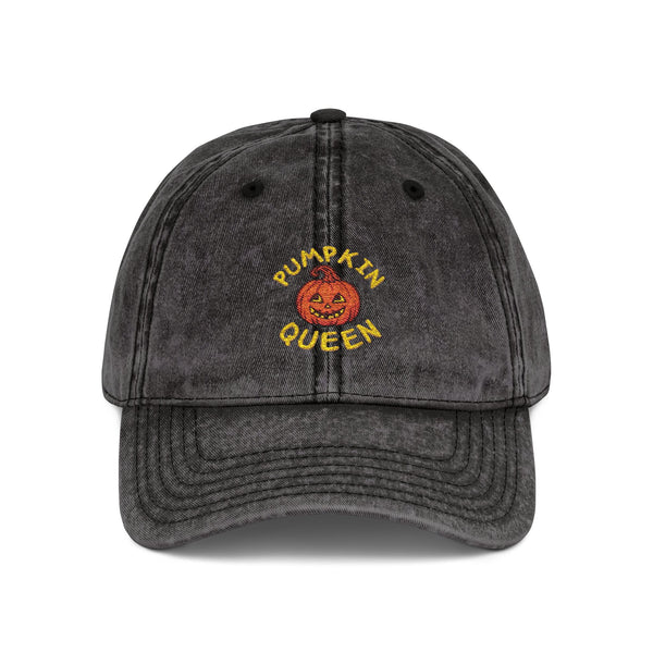 Pumpkin Queen Hats Printify One size Black