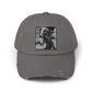 Unisex Distressed Cap Hats Printify Nickel One size