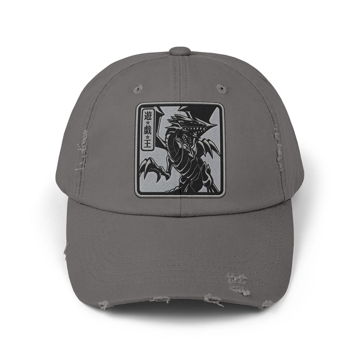 Unisex Distressed Cap Hats Printify Nickel One size
