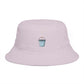 Coffee Cup Bucket Hat — Embroidered Mini Latte Graphic Hats Printify One size Orchid