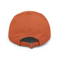 Distressed Black Cap with Cute White Cat Graphic Hats Printify