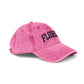 Florida Vintage Embroidered Cap - Washed Red Dad Hat Hats Printify