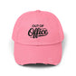 Unisex Distressed Cap Hats Printify True Pink One size