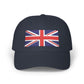 Union Jack Embroidered Dad Cap Hats Printify Navy One size