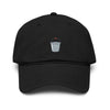 Shaved Ice Embroidered Washed Baseball Cap Hats Printify One size Black