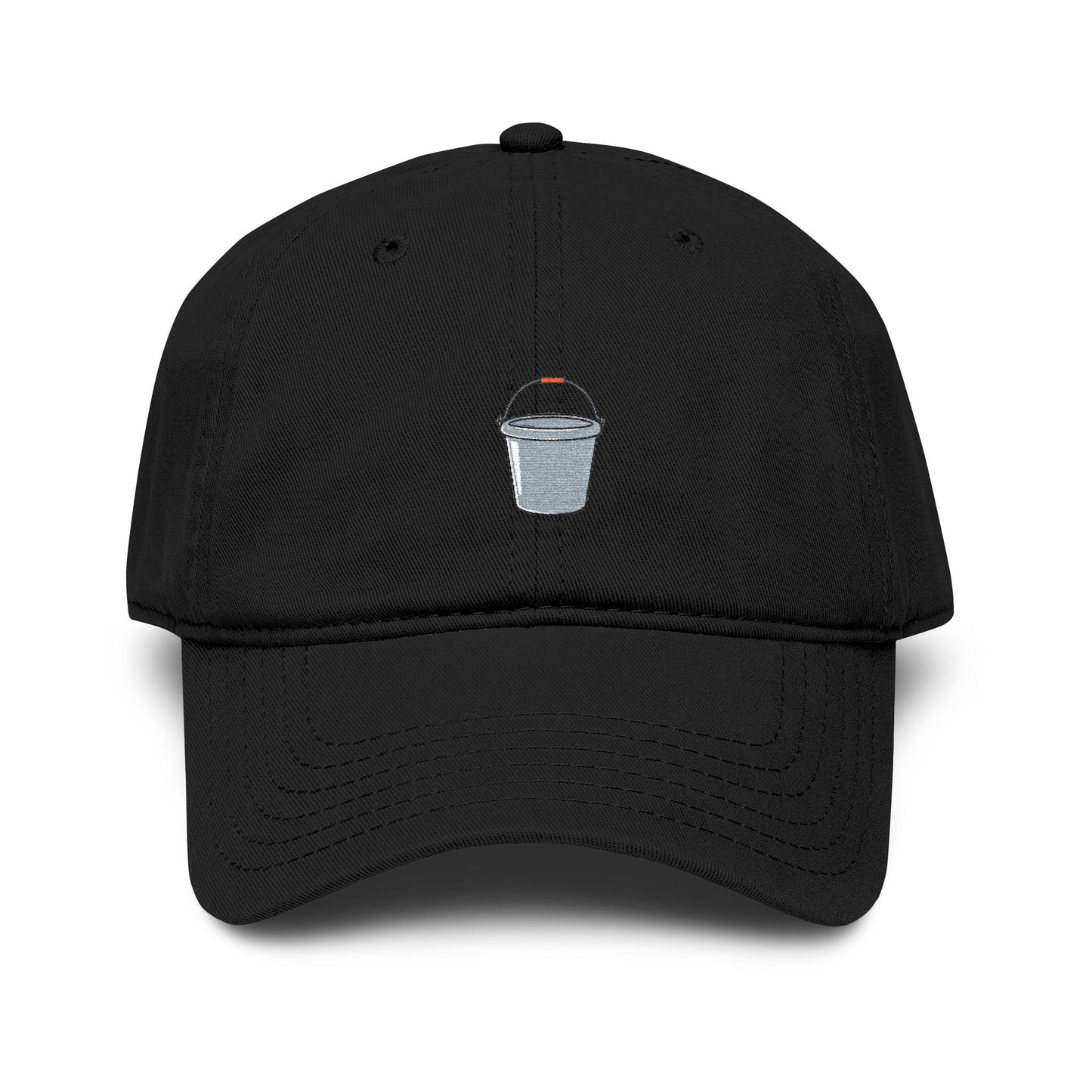 Shaved Ice Embroidered Washed Baseball Cap Hats Printify One size Black