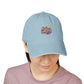 Embroidered Denim Hat — Colorful "Culture" Floral Logo Cap Hats Printify