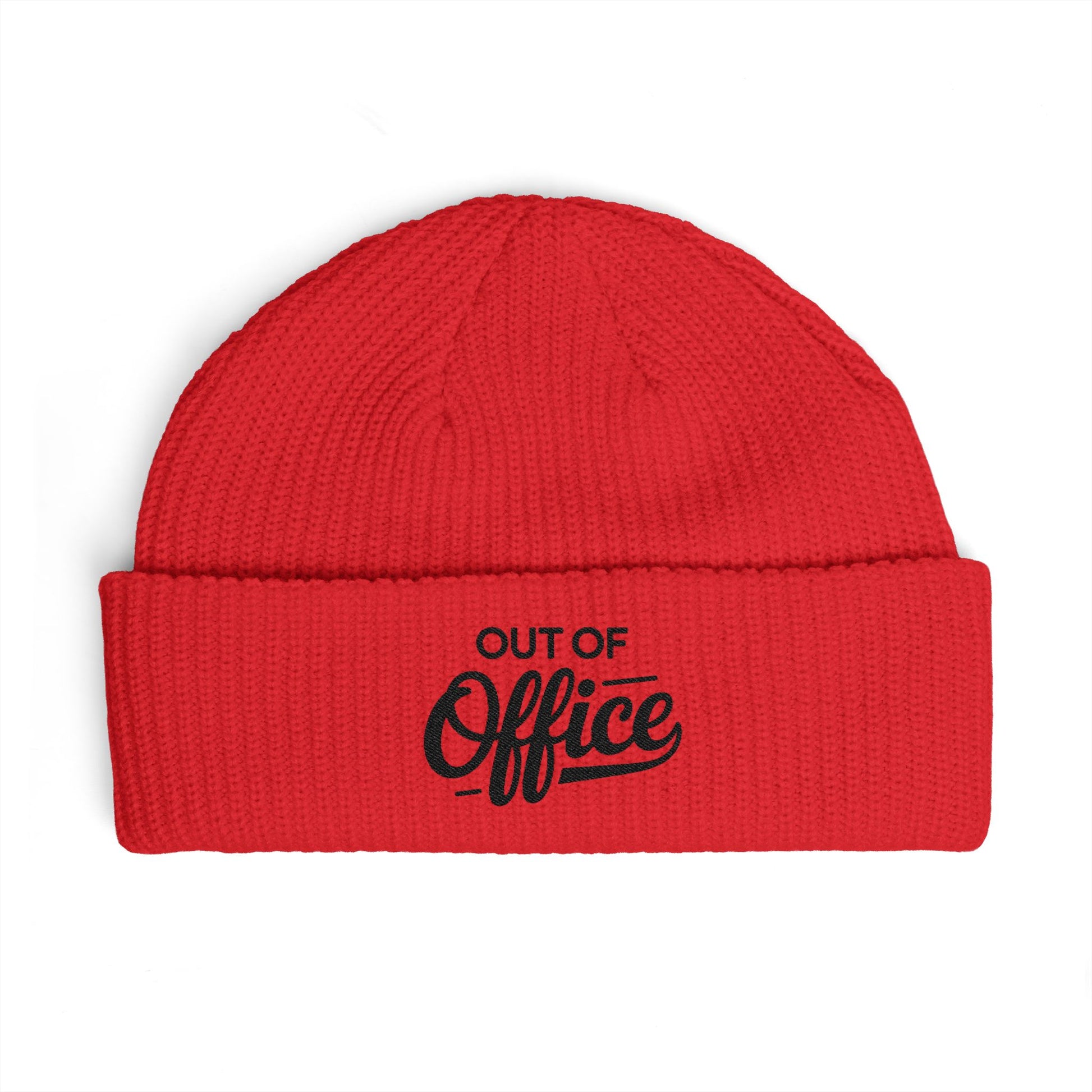 Cuff Beanie Hats Printify One size Red