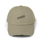 Godspeed Distressed Baseball Cap – Vintage Worn Dad Hat for Men & Women Hats Printify Light Olive One size