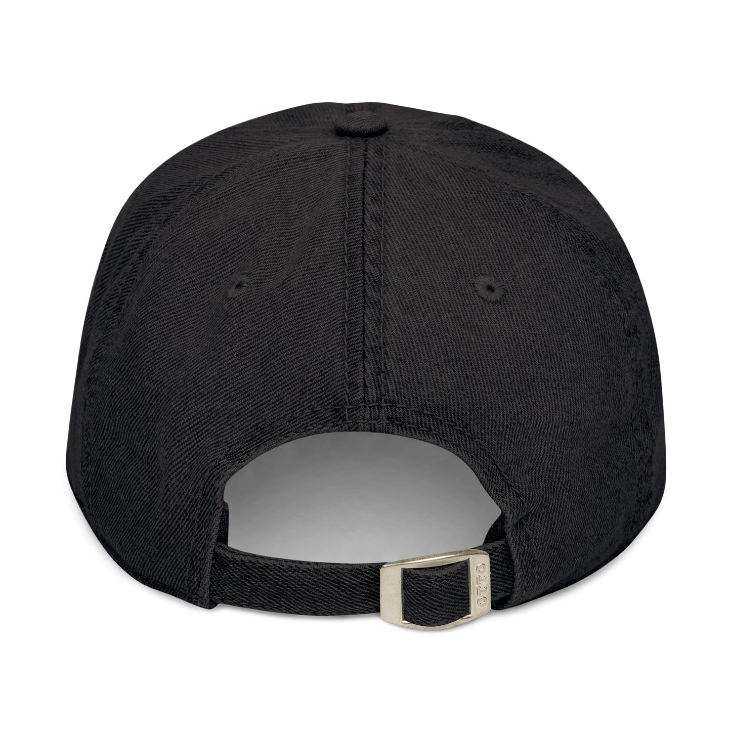 He's Golfing Denim Embroidered Hat — Casual Golf Cap for Him