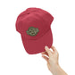 Distressed John Deere Logo Cap — Vintage Farm Equipment Baseball Hat