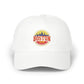 Boston Vintage Dad Cap – Retro Skyline Embroidered Baseball Hat Hats Printify White One size