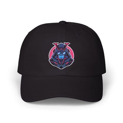 Dad Cap — Cyber Samurai Embroidered Logo Hat Hats Printify Black One size