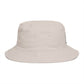 Brown Bucket Hat with Cute White Cat Embroidery — Casual Cat Lover Accessory Hats Printify