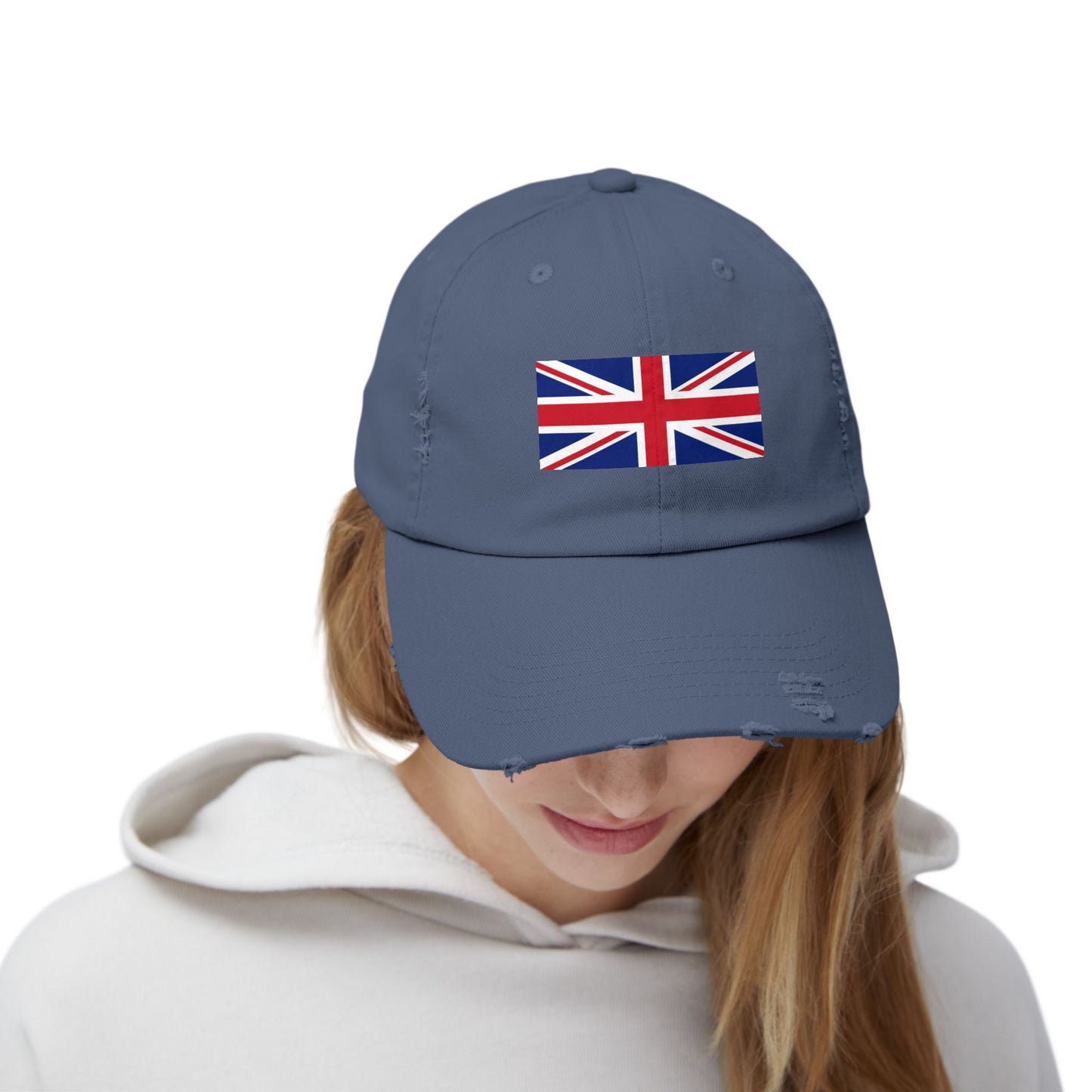Distressed Union Jack Cap — British Flag Baseball Hat