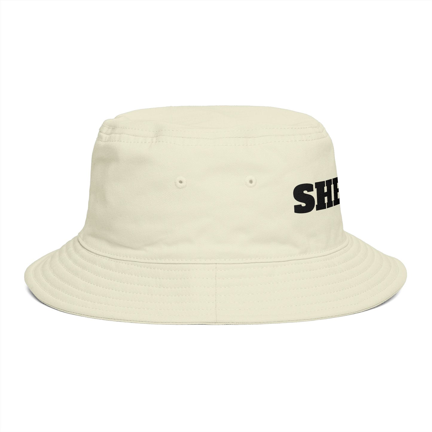 Shriff Bucket Hat — Retro Western Brown Cotton Sun Hat