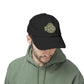 Distressed John Deere Logo Cap — Vintage Farm Equipment Baseball Hat Hats Printify