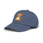 Teddy Bear Distressed Cap — Cute Retro Plush Hat for Casual Wear