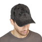 Embroidered Vintage 'DRUNK' Distressed Baseball Cap — Retro Red Cotton Hat