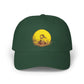 Duck Sunset Dad Cap — Embroidered Duck on Yellow Sun Baseball Hat Hats Printify Spruce One size